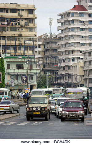 Residential area of Dar es Salaam, Tanzania, East Africa Stock Photo ...