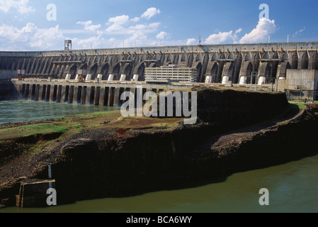 Itaipu Dam, Hydroelectric Power Station, Rio Parana, Brasil, South America Stock Photo