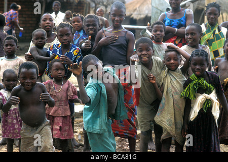 yao village scene mozambique Stock Photo