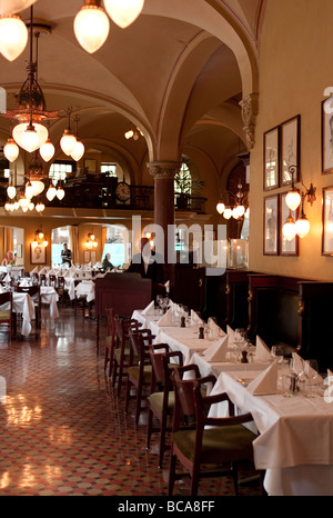 Theater Cafe in Central Oslo Norway Stock Photo