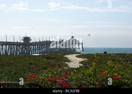 Imperial Beach Municipal wharf near San Diego, California, USA Stock Photo