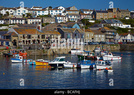 Porthleven Harbour, Cornwall, England, UK Stock Photo