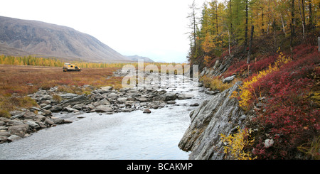 Polar Urals, Tyumen region, North of  West Siberia, Russia. Stock Photo