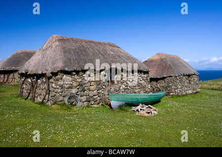 Crofting museum on Isle Of Skye, Scotland. Stock Photo