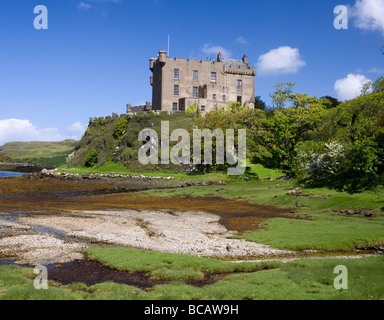 Dunvegan Castle on the Isle of Skye in Scotland. Stock Photo