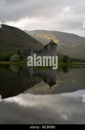 Kilchurn Castle reflecting in Loch Awe, Argyll, Scotland, UK. Stock Photo