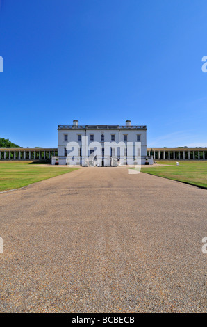 National Maritime Museum Queens House Greenwich Park London Stock Photo ...
