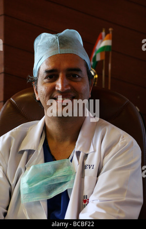 Dr Devi Prasad Shetty, one of the leading heart surgeons in Asia. Dr Shetty was also the doctor to Mother Teresa of Calcutta. Stock Photo