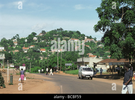 Tank Hill Kampala Uganda East Africa The hill is so called because of the reservoir on top of the hill seen in this image Stock Photo