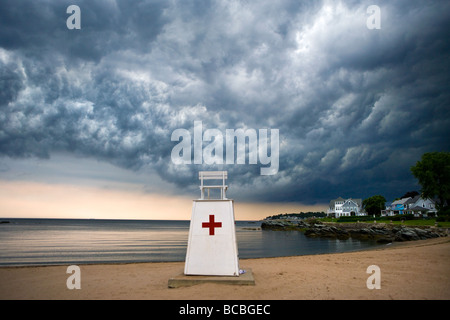 A Storm Front over Milford Connecticut USA Stock Photo
