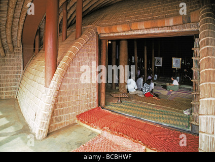 Entrance to Kasubi Tombs Kampala Uganda East Africa an important burial site and a religious site in the Buganda kingdom Stock Photo