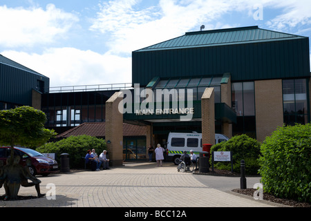 main entrance to antrim area hospital county antrim northern ireland uk Stock Photo