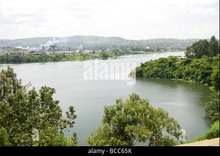River Nile Jinja Uganda Africa Stock Photo