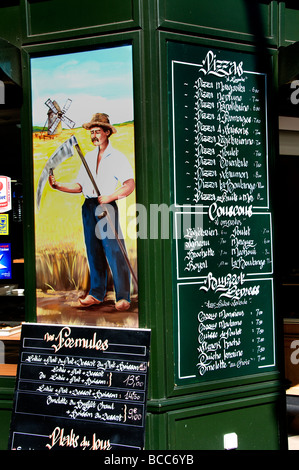 Barbes Rochechouart african arab quarter district of Paris. Stock Photo