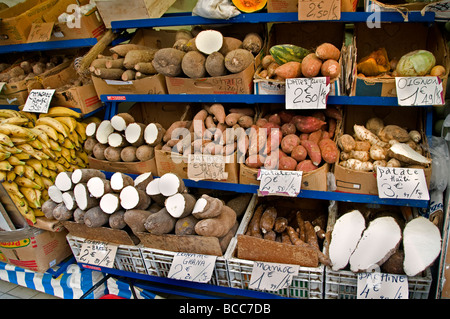 Barbes Rochechouart african arab quarter district of Paris. Stock Photo