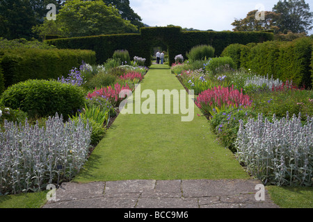the walled garden at Glenarm castle county antrim northern ireland uk built in the 18th century