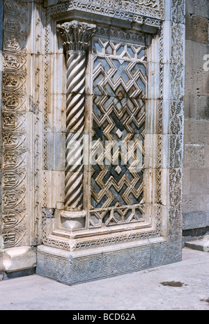 Detail of Karatay Medrese entrance (Seljuk 1251-1252), Konya, Turkey 690518 021 Stock Photo