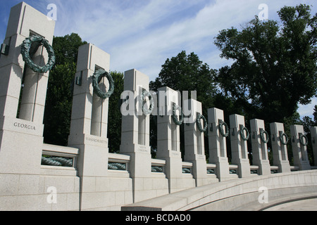 The National World War Two Memorial, Washington D.C. Stock Photo