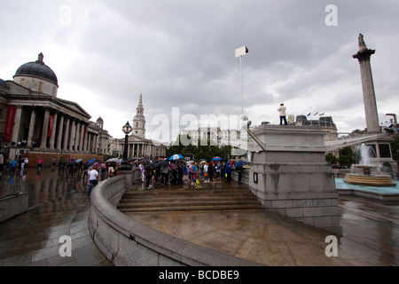 Antony Gormley's Fourth Plinth Stock Photo