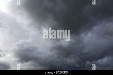 stormy, threatening sky developing thunder clouds, ideal background image Stock Photo