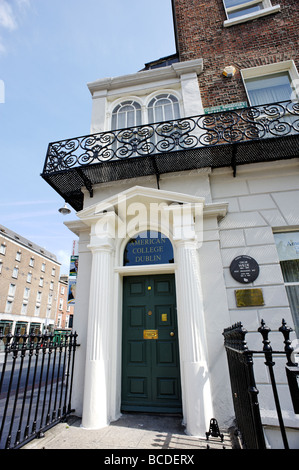 Oscar Wilde's birth place on Merrion Square Dublin Republic of Ireland Stock Photo