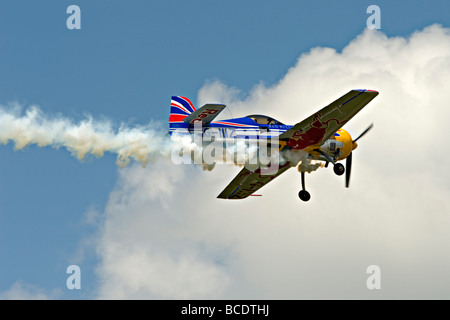 Extra 300 Aircraft from 'Ultimate High' display team. The high performance Extra 300 is used in the Red Bull Air Races. Stock Photo
