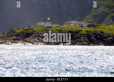 Lighthouse St Anthony Newfoundland Canada Stock Photo