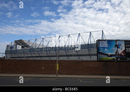 goodison park football stadium home of everton fc liverpool merseyside england uk