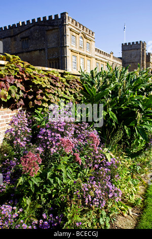 England, West Dorset, Forde Abbey is a former Cistercian monastery and now owned by the Roper family. Stock Photo