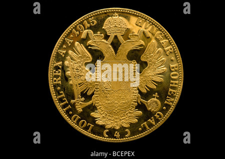 Austrian Kronen gold coin Stock Photo