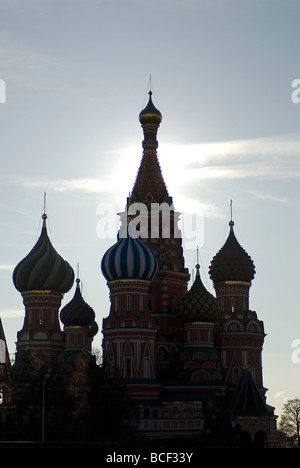 Russia, Moscow, Red Square. St Basil's Cathedral. Stock Photo