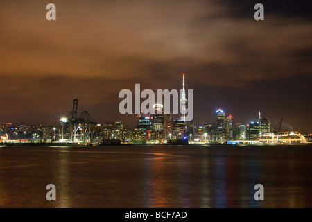 Auckland by Night Stock Photo