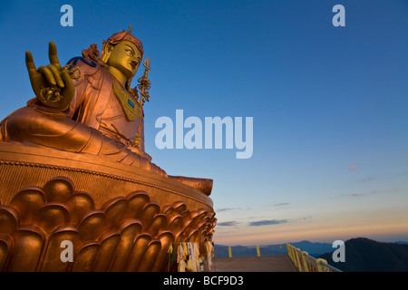 India, Sikkim, Namchi, Samdruptse,  Padmasambhava Statue Stock Photo