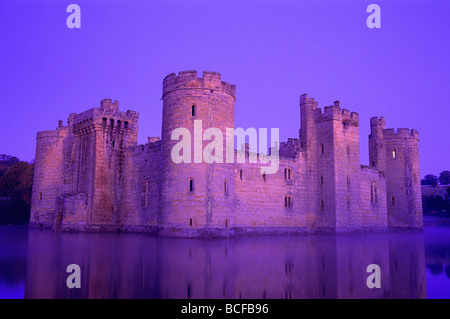 England, East Sussex, Bodiam Castle Stock Photo