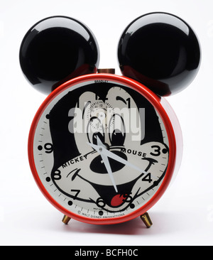 mickey mouse alarm clock vintage