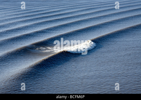 Pacific Ocean waves breaking Stock Photo