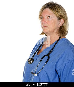 Female surgeon, isolated on white Stock Photo - Alamy