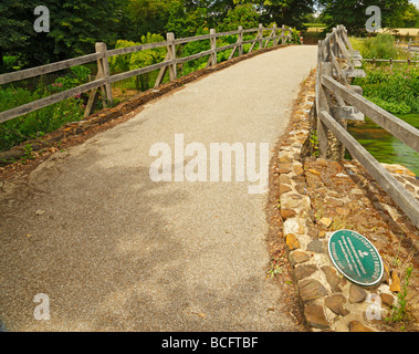 Tilford West Bridge. Surrey, England, UK. Stock Photo