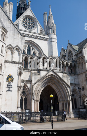 The Royal Courts of Justice Stock Photo