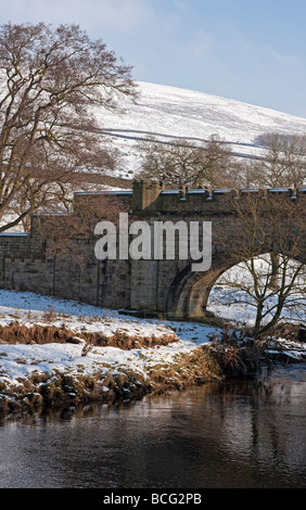 Bridge over the River Wharfe near Barden in the Yorkshire Dales UK Stock Photo
