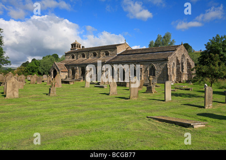 St. Michael and All Angels Church, Linton, near Grassington, Yorkshire Dales National Park, North Yorkshire England, UK. Stock Photo