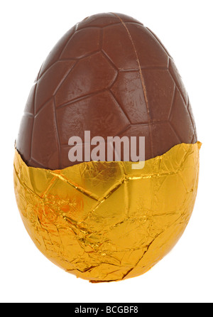 Easter egg, chocolate easter egg Stock Photo