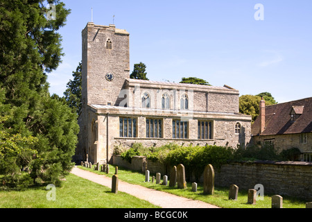 The Anglo Saxon priory church of St Mary at Deerhurst, Gloucestershire Stock Photo