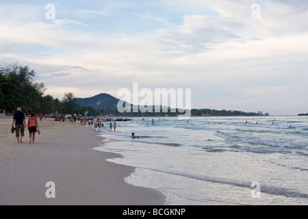 Chaweng Beach on Koh Samui, Thailand Stock Photo