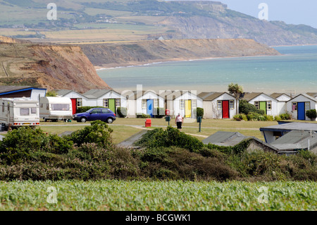 Brighstone holiday centre on the south coast of the Isle of Wight England UK Stock Photo