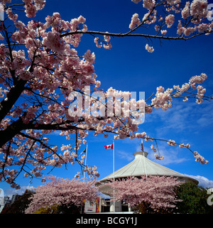 H.R. MacMillan Space Centre Planetarium and Vancouver Museum in Vanier Park, Vancouver, BC, British Columbia, Canada - Spring Stock Photo