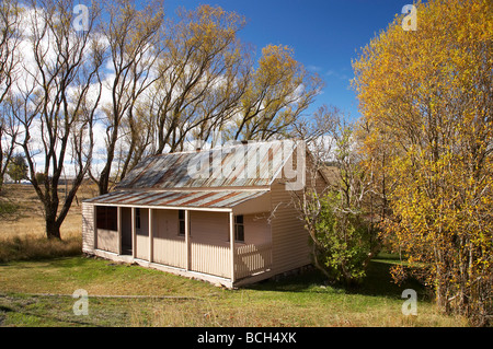 Old Miners Cottage Historic Abandoned Gold Rush Town of Kiandra Kosciuszko National Park Snowy Mountains NSW Australia Stock Photo