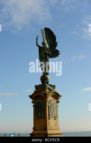 The peace statue on hove sea front Stock Photo