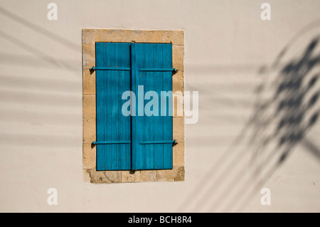 Typical rural home in the mountain village of Lysos, Cyprus Stock Photo