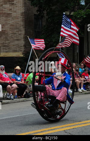 Man in the Doo Dah Parade dressed as Uncle Fester from the Addams Family TV  show. Pasadena, California Stock Photo - Alamy